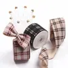 Cinta Suave Cuadrada Grande de un Solo Lado Vintage Material para Lazos DIY Cinta para Pasteles Decoración de Regalo Corbata de Moño Cinta para el Cabello