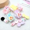 Juguete de Comida Simulada Cuchara Hecha a Mano Caja de Yogur Accesorios de Resina Pegamento de Crema para Manualidades Pasador Caja de Joyería Material para Joyería