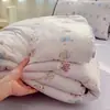 2026 Nuevo Modelo Colcha de Verano de Encaje de Gasa de Doble Capa tipo Nube, Colcha Refrigerante de Verano, Colcha para Aire Acondicionado