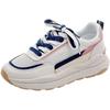 Estilo Novo Verão 2026 Sapatos de Pai Forrest Gump para Mulheres, Tênis Esportivos Brancos de Malha Fina Respirável, Sapatos Casuais Leves e Versáteis