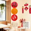 Decoración de Año Nuevo Shangmite Linternas de Papel Centro Comercial Supermercado Colgantes para Ventanas Festival de Primavera Escena de Año Nuevo Disposición de Atmósfera