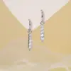 Selección Artística de Pendientes de Diosa Elegantes de Lujo Ligero para el Día a Día Que Hacen que el Rostro Parezca Más Delgado, Súper Brillantes con Ganchos para Orejas de Pedrería, Nuevos Pendientes Largos de Tira con Forma de Gota de Agua
