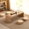 Mesa de Té Tatami de Ratán, Mesa de Té Pequeña, Repisa de Ventana de Balcón, Mesa de Té Sencilla para Mirador, Mesa Baja Estilo Japonés, Mesa Kang