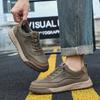 Zapatos de Masaje Eléctrico con Pulsos Magnéticos y Vibración Multifuncionales Otoño Nuevos Zapatos para Caminar de Hombre Piel Genuina Zapatos Deportivos y de Ocio para Correr