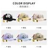 Gorra Graciosa de Dibujos Animados para Mujer en Verano, Linda Gorra de Béisbol con Visera con Forma de Palma, Personalizable y Versátil, Gorra de Béisbol Pequeña con Visera que Muestra la Cara