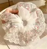 Gomas para el Cabello Frescas y Dulces, Estilo Perezoso Encaje Floral Coreanas, Suministro para Tienda de Accesorios, Directo de Fábrica