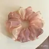 2026 Verão Fresco e Doce Scrunchie de Cabelo Corda de Cabelo de Poliéster Acessório de Cabelo Faixa de Cabelo Corda de Cabelo