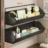 Cesta de pendurar ao lado da cama de dormitório sem furar, prateleira de armazenamento de parede, prateleira de armazenamento flutuante para dormitório, organizador de armazenamento lateral para guarda-roupa