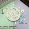 Molde Popular de Silicone em Formato de Margarida e Girassol para Chocolate, Mousse, Fondant, Decoração de Bolo e Molde de Argila de Resina