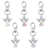 Venta Caliente de E-Commerce Transfronterizo de Amazon Nuevo Lindo Colgante de Aleación con Forma de Corazón y Alas de Ángel Accesorios Colgantes para Llavero