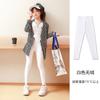Leggings para niñas con exterior de terciopelo primavera y otoño invierno niños medianos y grandes pantalones negros de tiburón para niños pantalones ajustados tipo Barbie para niños
