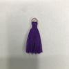 Mancha de 36 colores con anillo 3cm borla mini pequeña de algodón accesorios para el cabello pendientes joyería DIY orejas colgantes para ropa