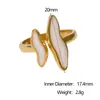 Anel Vintage de Luxo Leve Estilo Francês em Aço Inoxidável com Abertura Ajustável, Joia Dourada 18K com Gotejamento de Óleo Não Desbota, Fornecimento Transfronteiriço