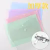 Bolsa Impermeable para Documentos A4 Bolsa para Guardar Exámenes de Oficina Bolsa para Archivos Bolsa de Cierre Transparente Lisa de Sarga Bolsa de Información para Documentos