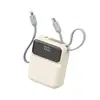 Batería Externa Transfronteriza Mini de 45W con Carga Rápida para Teléfonos Móviles, Gran Capacidad 20000mAh, Cable Incorporado, Pantalla Digital, Fuente de Alimentación Móvil