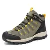 Botas de senderismo de media caña para hombre de talla grande transfronterizas, zapatillas deportivas casuales de moda para exteriores, botas de trekking para viajes juveniles para hombres