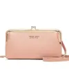 Bolsa Horizontal Transfronteriza para Teléfono Móvil Cartera para Teléfono Móvil Antirrobo RFID de Cuero PU Bolso de Hombro Bolso Cruzado Chicas Japonesas y Coreanas