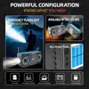 Sing-E Zqs-T01 Altavoz Bluetooth Portátil para Exteriores con Carga Solar, Batería de Larga Duración y Función de Linterna