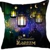Almohada Clásica Luna Dorada Transfronteriza Cojín de Cintura Cojín Corto de Felpa Funda para Cojín de Sofá Linterna Regalo de Vacaciones Venta al por Mayor
