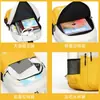 Mochila de Cor Contrastante Transfronteiriça de Grande Capacidade Masculina Casual Leve para Viagem Bolsa para Laptop Bolsa para Estudante Universitário