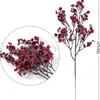Aliento de Bebé de Tela de Seda Artificial Pequeña Flores Falsas Florales Pequeñas de Colores Decoración del Hogar Arreglo Floral Boda Fondo de Flores Secas