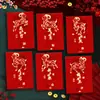 2027 Año del Cordero Sobre Rojo Creativo Brillo Mate Dibujo Animado Zodiaco Cien Yuan Mil Yuanes Sobre de Dinero de la Suerte para Año Nuevo