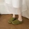 Estilo Holgazán Simple Japonés Diadema Birkenstock Pantuflas Mujer 2026 Cuero Suave Antideslizantes Suela Suave Versátil para Viajar Persona Perezosa Medias Pantuflas