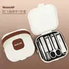 Conjunto de Cortador de Unhas Anti-Salpicos Novo Transfronteiriço Caixa Portátil de Alta Qualidade Cortador de Unhas Pinça de Ouvido Manicure Cortador de Unhas