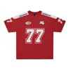 JiayiKu 2026 Nova Camiseta Esportiva de Manga Curta Estilo Motociclista Jersey Americano Camiseta de Futebol Manga Curta Copa do Mundo