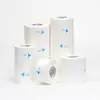 Papel sintético PP 30-100 etiqueta adhesiva impermeable 40 50 60 barra de pegamento impresión de código de barras rasgar personalizado
