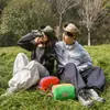 2026 Nuevo Color Bloqueo Cuerda Deportes al Aire Libre Ligera Senderismo Bolso Cruzado Dopamina Bolso Pequeño Moda Bolso de Pecho para Hombres y Mujeres