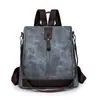Mochila de Moda para Mujer 2024 Estilo Europeo y Americano Antirrobo Doble Uso Mochila para Mujer Comercio Exterior Transfronterizo