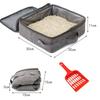 Bandeja sanitaria plegable para gatos, Inodoro impermeable para gatos, Caja de arena portátil de tela Oxford para mascotas, Adecuado para viajes