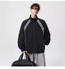 Jaqueta corta-vento masculina com gola alta estilo americano 2026 Nova Marca Tendência Rogue Bonita Cleanfit Jaqueta Baseball Outerwear