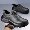 Nuevos Zapatos Casuales para Hombre Hebilla Giratoria Modernos Ligeros Resistentes al Desgaste Antideslizantes Zapatos para Senderismo al Aire Libre Cómodos Versátiles Zapatos Casuales