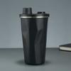 Taza de Café Nueva con Forma de Diamante 304 Acero Inoxidable Taza con Pajita de Aspecto Elevado Portátil de Gran Capacidad Taza Termo para Coche