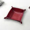 Bandeja de Entrada para Escritorio de Cuero Transfronteriza, Almacenamiento de Llaves, Cosméticos, Joyería, Procesamiento Mayorista, Impresión de Logo