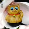 Fábrica atacado Jin Nan gatinho tumbler decoração especificação gato de madeira bonito Wenwan lidar com pequena decoração de sino