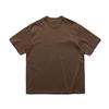 Vestido de verano del sur 2025 verano nuevo peso pesado 270g doble hilo tres agujas manga corta retro neutro cuello redondo camiseta hombre
