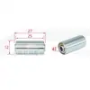 Rueda Fulai Galvanizada de Metal Rueda Laifu 202538mm Rodamiento Rodillo Recubierto de Goma Rueda Deslizante de Plástico de Nylon