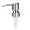 Punto de fábrica cabezal de bomba de acero inoxidable 304 botella Mason 24 dientes 28 dientes juego presionar loción desinfectante de manos cabezal de bomba