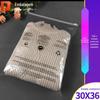 Saco plástico com zíper para roupas saco plástico roupas saco de embalagem para comércio exterior 30 * 36cm aviso saco transparente atacado