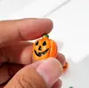 Adornos de Calabaza Simulada, Adornos Pequeños de Calabaza de Halloween Tridimensionales, Accesorios para Día de Muertos DIY, Papelería, Accesorios para Juguetes