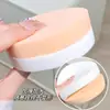 Esponja de Maquillaje Xixi Húmeda y Seca Aumenta el Grosor No Absorbe el Polvo Esponja Grande Redonda para Maquillaje de Estudio