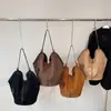 Tendencia de Moda 2025 Bolso Retro Simple de Gran Capacidad Otoño Nuevo Casual para Dama Bolso Cruzado Personalizado tipo Cubo