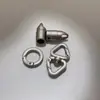Argola de mola de fio chato de extremidade aberta, chaveiro circular, fivela redonda para pendurar em bolsa em estoque, acessórios de ferragem para bolsas disponíveis