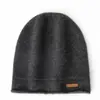Chapéu de caxemira para homens e mulheres, 100% caxemira pura, chapéu de tricô para outono e inverno, proteção contra o frio, cobertura para a cabeça, chapéu versátil