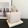 Nova Bolsa Feminina Padrão Diamante Bordado Bolsa Saco Estilo Coreano Moda Casual Bolsa de Mão Ombro Transversal Corrente Bolsa Pequena