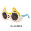 Óculos de Sol Infantis de Silicone Macio Moda Meninos e Meninas Estilo Desenho Animado Fofo Óculos de Esquilo Óculos de Sol Polarizados com Proteção Solar