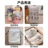Mochila con Cordón Estampada con Logo Personalizado para Peluches, Bolsa Grande de Plástico con Cordón para Mudanzas y Almacenamiento de Equipaje